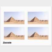 Piramides van Egypte Rechthoekige Sticker (Vel)