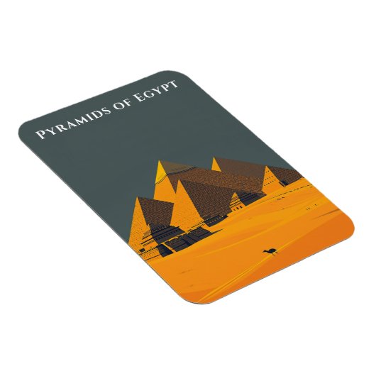 Piramides van Egypte reizen oude wonderen Magneet (Rechterzijde)