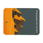 Piramides van Egypte reizen oude wonderen Magneet (Horizontaal)