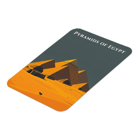 Piramides van Egypte reizen oude wonderen Magneet (Linkerzijde)