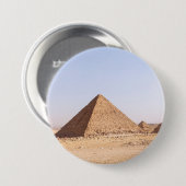 Piramides van Egypte Ronde Button 7,6 Cm (Voorkant /achterkant)
