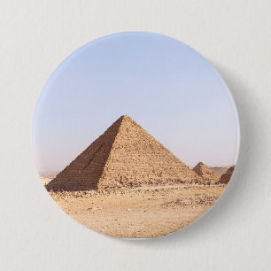 Piramides van Egypte Ronde Button 7,6 Cm