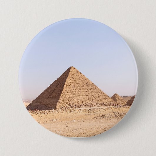 Piramides van Egypte Ronde Button 7,6 Cm (Voorkant)
