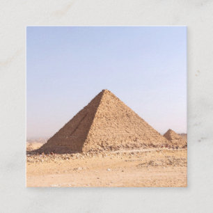 Piramides van Egypte Vierkante Visitekaartje