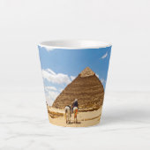 Piramides van Giza Latte Mok (Voorkant)