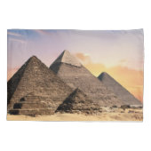piramides van giza Oud Egypte Woestijnlandschap Kussensloop (Achterkant)