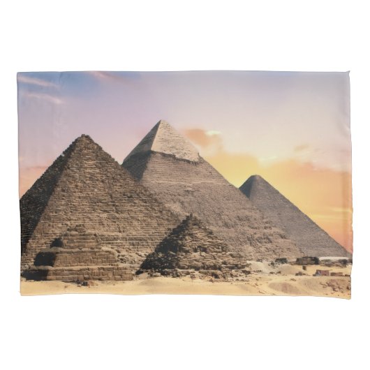 piramides van giza Oud Egypte Woestijnlandschap Kussensloop (Voorkant)