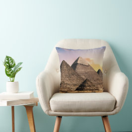 Piramides Van Giza Reis Egypte Foto Kussen