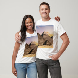 Piramides Van Giza Reis Egypte Foto T-shirt