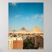 Piramides van Gizeh Binnenstad van Egypte Poster (Voorkant)