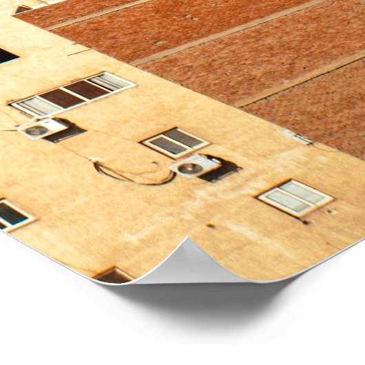 Piramides van Gizeh Binnenstad van Egypte Poster (Hoek)