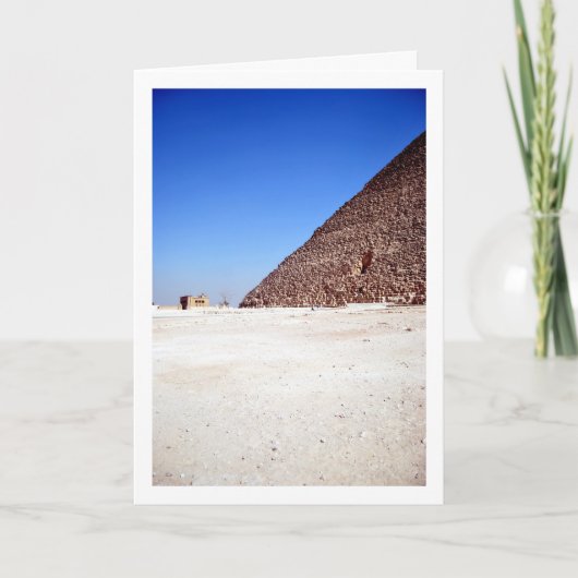 Piramides van Gizeh, Caïro, Egypte Kaart (Voorkant)