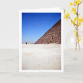 Piramides van Gizeh, Caïro, Egypte Kaart (Gele Bloem)