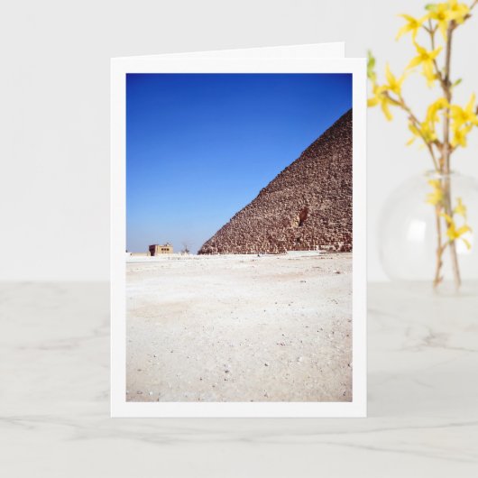 Piramides van Gizeh, Caïro, Egypte Kaart (Gele Bloem)