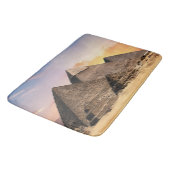 piramides van Gizeh Oud Egypte Woestijnlandschap Badmat (Gekanteld)