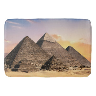 piramides van Gizeh Oud Egypte Woestijnlandschap Badmat
