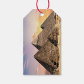 piramides van Gizeh Oud Egypte Woestijnlandschap Cadeaulabel (Voorkant)