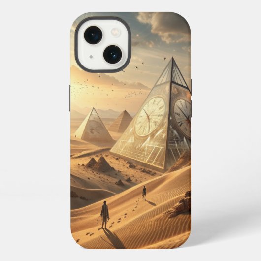 Piramides van stilte iPhone hoesje (Achterkant)