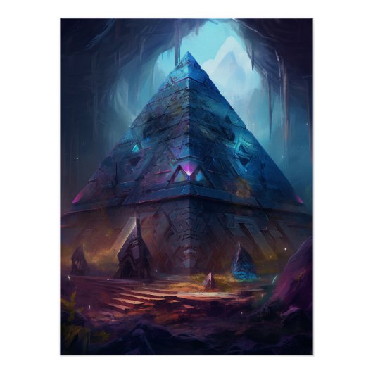 piramidestructuur perfect poster (Voorkant)