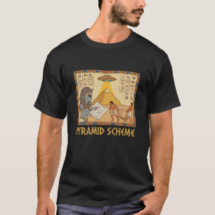 Piramidesysteem Oude Buitenaardse Wezens Egyptisch T-shirt