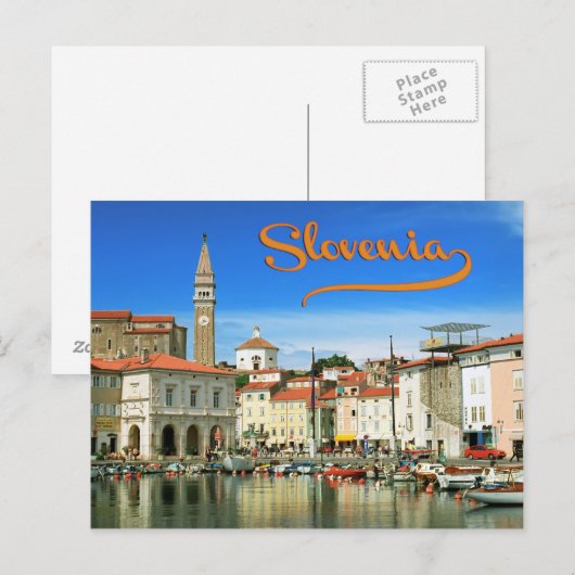Piran, Slovenië Briefkaart (Voorkant / Achterkant)
