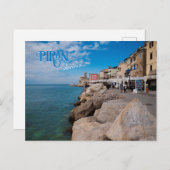 Piran, Slovenië Reizen Briefkaart (Voorkant / Achterkant)