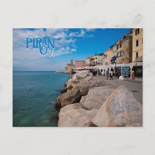 Piran, Slovenië Reizen Briefkaart (Voorkant)