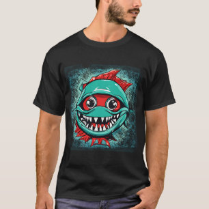 Pirana Joe Geef je Wilde Kant weer eens de Vrije L T-shirt
