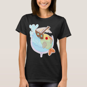 piranha-beker t-shirt