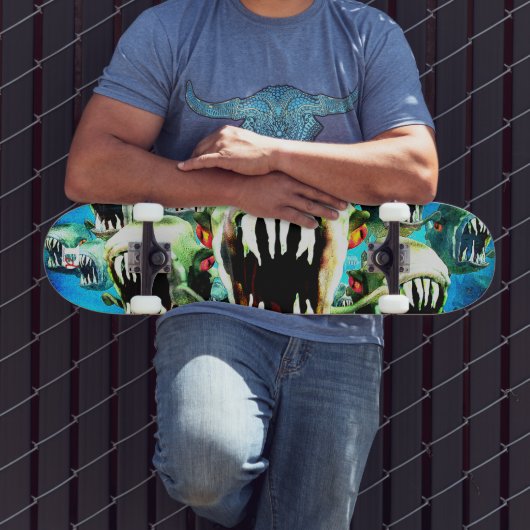 Piranha Fest Dd Brand Persoonlijk Skateboard (Buiten 3)