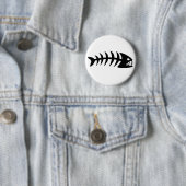 Piranha Fish Bone Ronde Button 5,7 Cm (In situ)