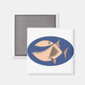 Piranha Fish Magneet (Voorkant / Achterkant)
