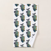 Piranha Frenzy Badhanddoek Set Bad Handdoek (Handdoek)