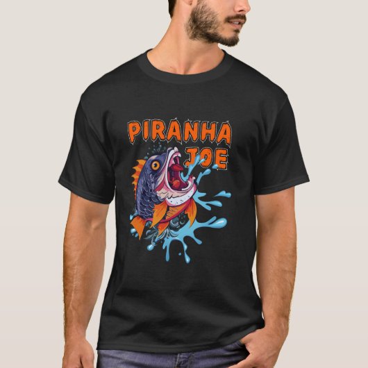 Piranha Joe grote geschenken kleding Lange mouw T T-shirt (Voorkant)