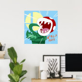 Piranha-Plant in Smash Poster (Thuiskantoor)