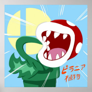 Piranha-Plant in Smash Poster