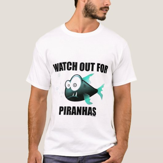 PIRANHA T-SHIRT (Voorkant)