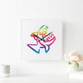 Piranha Vierkante Klok (Huis)