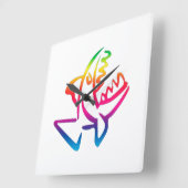 Piranha Vierkante Klok (Hoek)