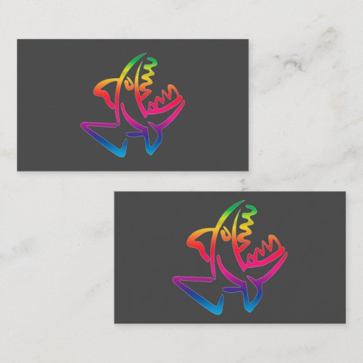 Piranha Visitekaartje (Voorkant / Achterkant)