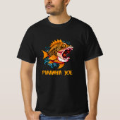 PIRANHA VISLIEFHEBBER T-SHIRT (Voorkant)