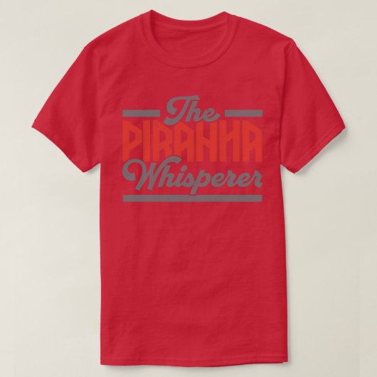 Piranha Whisperer Collector Aquarist T-shirt (Design voorkant)