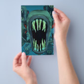 Piranhas Fish Custom Personaliseer Jubilea Flyer (Hand)