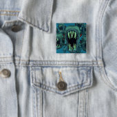 Piranhas Fish Custom Personaliseer Jubilea Vierkante Button 5,1 Cm (In situ)