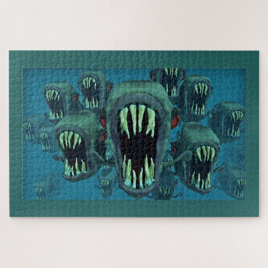 Piranhas Legpuzzel (Horizontaal)