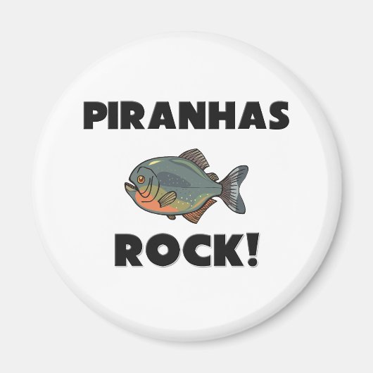 Piranhas Rock Magneet (Voorkant)