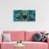 Piranhas-| Zazzle_Growshop. Canvas Afdruk (Insitu (Woonkamer))