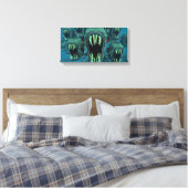 Piranhas-| Zazzle_Growshop. Canvas Afdruk (Insitu (Slaapkamer))
