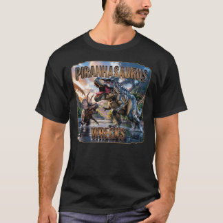 Piranhasaurus Sloopt Fotografisch – Grappig Schrik T-shirt