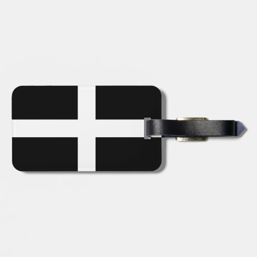 Pirans Flag Of Cornwall Bagagelabel (Achterkant horizontaal)